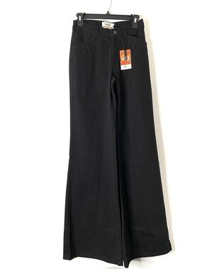 Desigual x Maitrepierre Black High Rise Wide Leg Jeans NWT